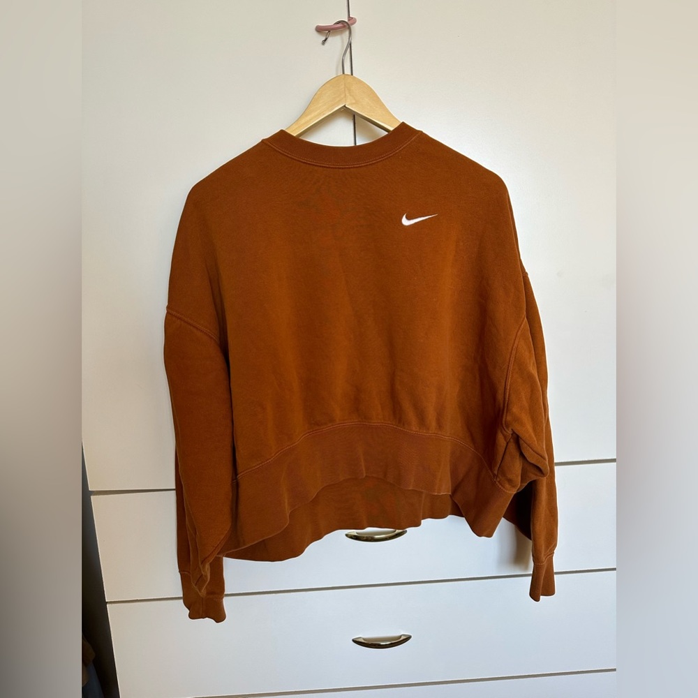 Nike orange sweater